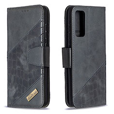 Coque Portefeuille Livre Cuir Etui Clapet B03F pour Samsung Galaxy S20 FE 4G Noir