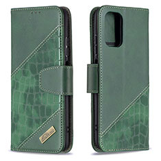 Coque Portefeuille Livre Cuir Etui Clapet B03F pour Xiaomi Poco M5S Vert