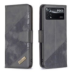 Coque Portefeuille Livre Cuir Etui Clapet B03F pour Xiaomi Redmi Note 11E Pro 5G Noir