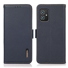 Coque Portefeuille Livre Cuir Etui Clapet B03H pour Asus ZenFone 8 Mini Bleu