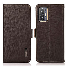 Coque Portefeuille Livre Cuir Etui Clapet B03H pour HTC Desire 21 Pro 5G Marron