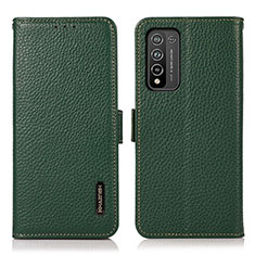 Coque Portefeuille Livre Cuir Etui Clapet B03H pour Huawei Honor 10X Lite Vert