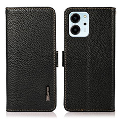 Coque Portefeuille Livre Cuir Etui Clapet B03H pour Huawei Honor 80 SE 5G Noir