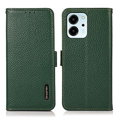 Coque Portefeuille Livre Cuir Etui Clapet B03H pour Huawei Honor 80 SE 5G Vert