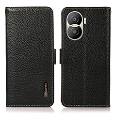 Coque Portefeuille Livre Cuir Etui Clapet B03H pour Huawei Honor X40i 5G Noir