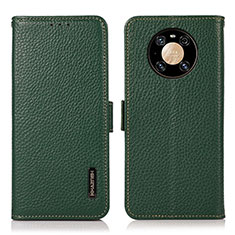 Coque Portefeuille Livre Cuir Etui Clapet B03H pour Huawei Mate 40 Pro Vert