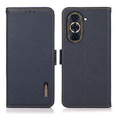 Coque Portefeuille Livre Cuir Etui Clapet B03H pour Huawei Nova 10 Bleu