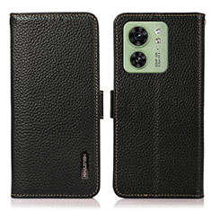 Coque Portefeuille Livre Cuir Etui Clapet B03H pour Motorola Moto Edge (2023) 5G Noir
