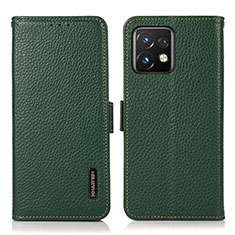 Coque Portefeuille Livre Cuir Etui Clapet B03H pour Motorola Moto Edge 40 Pro 5G Vert