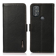 Coque Portefeuille Livre Cuir Etui Clapet B03H pour Motorola Moto G Play (2023) Noir