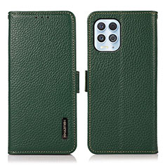 Coque Portefeuille Livre Cuir Etui Clapet B03H pour Motorola Moto G100 5G Vert