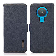 Coque Portefeuille Livre Cuir Etui Clapet B03H pour Nokia 1.4 Bleu