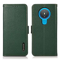 Coque Portefeuille Livre Cuir Etui Clapet B03H pour Nokia 1.4 Vert