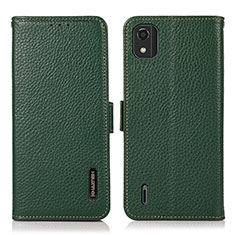 Coque Portefeuille Livre Cuir Etui Clapet B03H pour Nokia C2 2nd Edition Vert