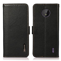 Coque Portefeuille Livre Cuir Etui Clapet B03H pour Nokia C20 Noir