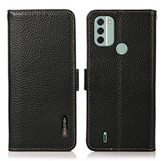 Coque Portefeuille Livre Cuir Etui Clapet B03H pour Nokia C31 Noir