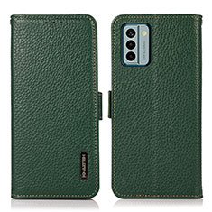 Coque Portefeuille Livre Cuir Etui Clapet B03H pour Nokia G22 Vert