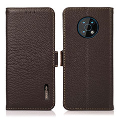 Coque Portefeuille Livre Cuir Etui Clapet B03H pour Nokia G50 5G Marron