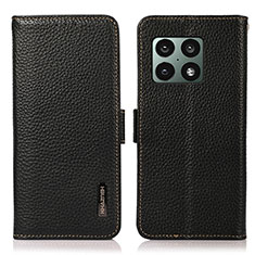 Coque Portefeuille Livre Cuir Etui Clapet B03H pour OnePlus 10 Pro 5G Noir