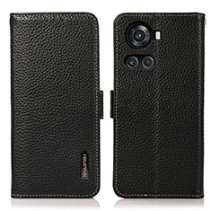 Coque Portefeuille Livre Cuir Etui Clapet B03H pour OnePlus 10R 5G Noir