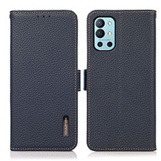 Coque Portefeuille Livre Cuir Etui Clapet B03H pour OnePlus 9R 5G Bleu