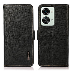 Coque Portefeuille Livre Cuir Etui Clapet B03H pour OnePlus Nord 2T 5G Noir