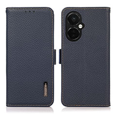 Coque Portefeuille Livre Cuir Etui Clapet B03H pour Oppo K11x 5G Bleu