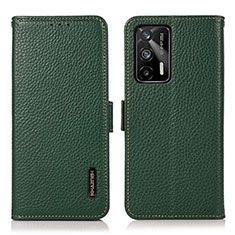 Coque Portefeuille Livre Cuir Etui Clapet B03H pour Realme GT Neo 5G Vert