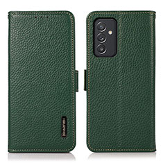 Coque Portefeuille Livre Cuir Etui Clapet B03H pour Samsung Galaxy A15 5G Vert