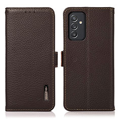 Coque Portefeuille Livre Cuir Etui Clapet B03H pour Samsung Galaxy A24 4G Marron