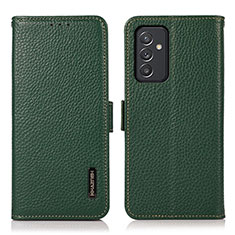 Coque Portefeuille Livre Cuir Etui Clapet B03H pour Samsung Galaxy A25 5G Vert