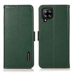 Coque Portefeuille Livre Cuir Etui Clapet B03H pour Samsung Galaxy A42 5G Vert