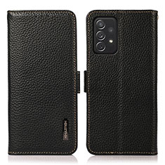 Coque Portefeuille Livre Cuir Etui Clapet B03H pour Samsung Galaxy A72 4G Noir