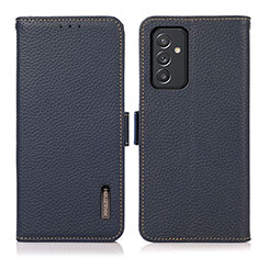 Coque Portefeuille Livre Cuir Etui Clapet B03H pour Samsung Galaxy A82 5G Bleu
