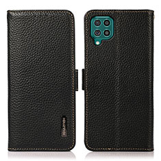 Coque Portefeuille Livre Cuir Etui Clapet B03H pour Samsung Galaxy F62 5G Noir