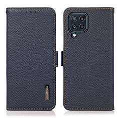 Coque Portefeuille Livre Cuir Etui Clapet B03H pour Samsung Galaxy M32 4G Bleu