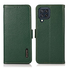 Coque Portefeuille Livre Cuir Etui Clapet B03H pour Samsung Galaxy M32 4G Vert