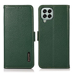 Coque Portefeuille Livre Cuir Etui Clapet B03H pour Samsung Galaxy M33 5G Vert