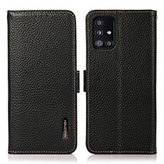 Coque Portefeuille Livre Cuir Etui Clapet B03H pour Samsung Galaxy M40S Noir