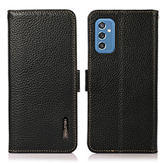 Coque Portefeuille Livre Cuir Etui Clapet B03H pour Samsung Galaxy M52 5G Noir