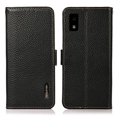 Coque Portefeuille Livre Cuir Etui Clapet B03H pour Sharp Aquos wish Noir