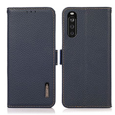 Coque Portefeuille Livre Cuir Etui Clapet B03H pour Sony Xperia 10 III Lite Bleu