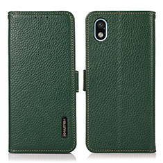 Coque Portefeuille Livre Cuir Etui Clapet B03H pour Sony Xperia Ace III SO-53C Vert