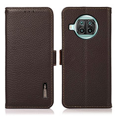 Coque Portefeuille Livre Cuir Etui Clapet B03H pour Xiaomi Mi 10i 5G Marron