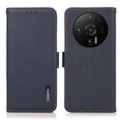 Coque Portefeuille Livre Cuir Etui Clapet B03H pour Xiaomi Mi 12S Ultra 5G Bleu