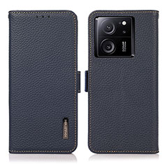 Coque Portefeuille Livre Cuir Etui Clapet B03H pour Xiaomi Mi 13T 5G Bleu