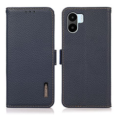 Coque Portefeuille Livre Cuir Etui Clapet B03H pour Xiaomi Poco C51 Bleu