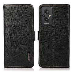 Coque Portefeuille Livre Cuir Etui Clapet B03H pour Xiaomi Redmi 11 Prime 4G Noir