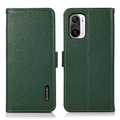 Coque Portefeuille Livre Cuir Etui Clapet B03H pour Xiaomi Redmi K40 Pro+ Plus 5G Vert