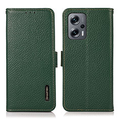 Coque Portefeuille Livre Cuir Etui Clapet B03H pour Xiaomi Redmi K50i 5G Vert